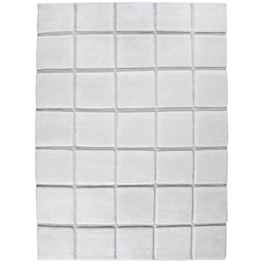 MAT The Basics MTBMNHWHI090120 Hand Knotted Manhattan 270x360 White - Made In India